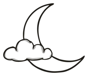 laureen-reitter-doodle-mond-wolke-nacht